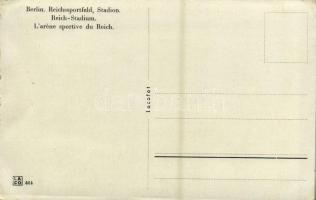 1936 Berlin, Reichssportfeld, Stadion / Olympic Stadium (EK)