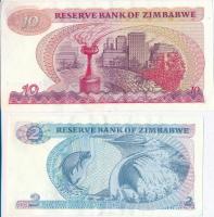 Zimbabwe 1994. 2$ + 10$ T:II
Zimbabwe 1994. 2 Dollars + 10 Dollars C:XF