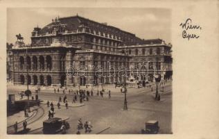 Wien, Vienna, Bécs I. Oper / opera house, automobiles, photo