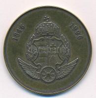 Bognár György (1944-) 1996. "Magyar Vasút - 150 Éve Európában, Pest-Buda" Br emlékérem (42...