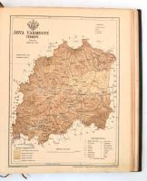 Magyarország kézi atlasza. 75 térkép. Tervezte Gönczy Pál. Szövegét írta: Dr. Thirring Gusztáv. Bp.,...