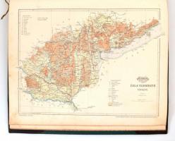 Magyarország kézi atlasza. 75 térkép. Tervezte Gönczy Pál. Szövegét írta: Dr. Thirring Gusztáv. Bp.,...