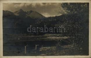1915 Tátralomnic, Tatranská Lomnica (Magas Tátra, Vysoké Tatry); Tó / lake