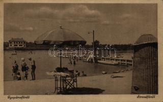 Gyopárosfürdő, Gyopáros (Orosháza); Strandfürdő, fürdőzők. Koczka kiadása