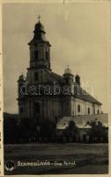 Szamosújvár, Gherla; Örmény templom, üzlet / Armenian church, shop. photo