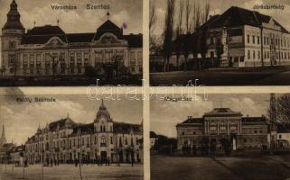 1927 Szentes, Városháza, járásbíróság, Petőfi szálloda, megyeháza