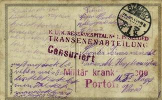 Mennyei oltalom / In himmlischen Schutz / WWI Austro-Hungarian K.u.K. military, injured soldiers wit...