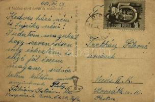 1951 A boldog jövő építői és védelmezői. Szocialista propaganda / Hungarian socialist propaganda (EK...