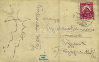 1927 Tótkomlós, Szálloda a komlóhoz, Tótkomlósi Kisbirtokos Szövetség, Iritz J. János vegyeskeresked...