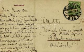 1913 Budapest, Erzsébet híd "Virágos Budapest"