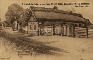 Kiskőrös, A ház melyben Petőfi 1822. december 31-én született s: Pörge Gergely