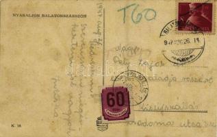 Balatonszárszó, strand főbejárata, Soli deo gloria üdülő, part (EK)