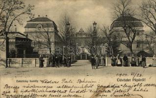 1904 Pápa, Esterházy kastély. Kis Tivadar kiadása (EK)