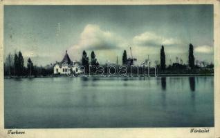 1939 Túrkeve, tó. Czompó újság és dohányáruda kiadás