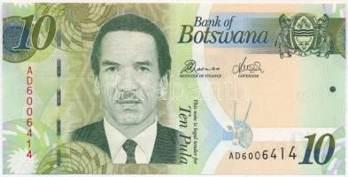 Botswana 2014. 10P T:I Botswana 2014. 10 Pula C:UNC