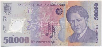 Románia 2001. 50.000L T:II Romania 2001. 50.000 Lei C:XF