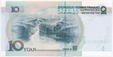 Kína 2005. 10Y T:I
China 2005. 10 Yuan C:UNC