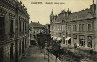 1913 Veszprém, Kossuth Lajos utca. Kiadja a Pongrácz dohánytőzsde