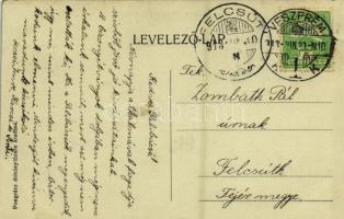 1913 Veszprém, Kossuth Lajos utca. Kiadja a Pongrácz dohánytőzsde