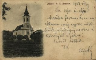 1903 Aszód, Római katolikus templom (EK)