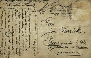 Liptószentmiklós, Liptovsky Mikulás; Vágparti részlet / riverbank (fa)