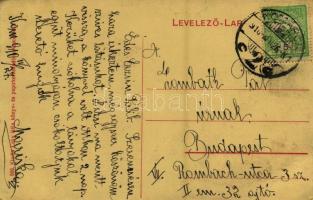 1910 Komárom, Komárno; Klapka szobor. Kiadja Laky Béla / statue, monument (EB)