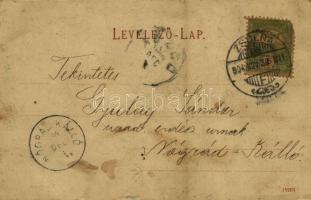 1904 Zsolna, Zilina; Fő tér, Melczer Antal, Spanyol Gábriel üzlete. Lövy Fülöp kiadása / Hauptplatz ...