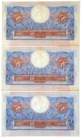 Nagy-Britannia 1940-1948. 1Ł (3x) sorszámkövetők "E81E 855372 - E81E 855374". Szign.: Pepp...
