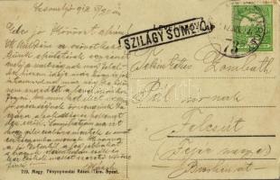 1912 Szilágysomlyó, Simleu Silvaniei; Borértékesítő és Pinceszövetkezet főépülete és vendéglője, étt...