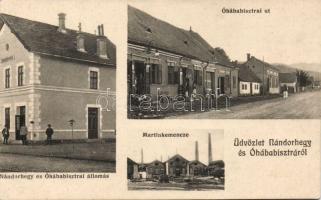 Nándorhegy - Ohábabisztra Railway-station, Iron-factory