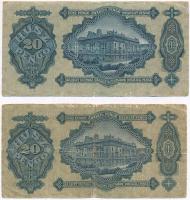 1930. 20P (2x) T:III,III-