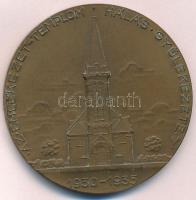 Berán Lajos (1882-1943) 1935. "Dabasi Halász Lajos" Br emlékérem. "AZ EMLÉKEZET-TEMPL...