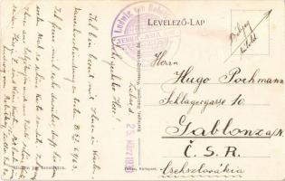 1930 Sátorosbánya, Siatorská Bukovinka; Somoskői vár / castle. TCV card  (EB)