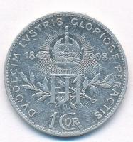 Ausztria 1908. 1K Ag "Ferenc József - Jubileum" T:2 
Austria 1908. 1 Corona Ag "Fran...