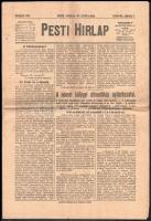 1913-1917 Magyar Kultúra I. évf. 7. és 8. száma, szakadozott borítóval. + Pesti Hírlap. 1917. márc. ...