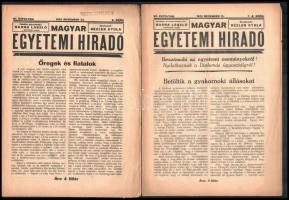 1933-1934 Magyar Egyetemi Híradó. VII. évf. 5-8. sz., VIII. évf. 1-2 sz