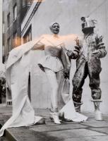 Vegyes papírrégiség tétel: 10 db MTI sajtófotó, régi fejléces számlák, nyomtatványok, levelezőlapok