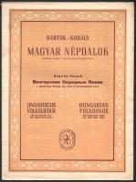 Kodály Zoltán:  Kilenc zongoradarab. Op. 3. Megjelent 1100 példányban.;  
Bartók Béla - Kodály Zolt...