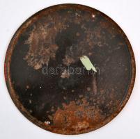 Vizet venni tilos - fém zománcozott tábla, d: 25 cm