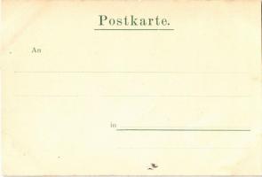 1898 Heilbronn, Kilianskirche / church, market vendors (cut)