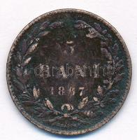 Románia 1867. 5b Cu "Heaton" T:3
Romania 1867. 5 Bani Cu "Heaton" C:F
Krause K...