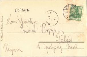 1903 Borkum, Nordseebad Borkum, Am Strand / beach, bathers. M. Glückstadt & Münden (EB)