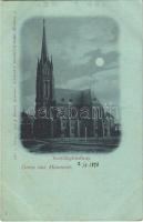 1898 Hannover, Dreifaltigkeitskirche. Phot. u. Verlag Karl F. Wunder / church