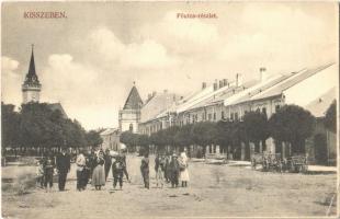 1909 Kisszeben, Zeben, Sabinov; Fő utca / main street (EK)