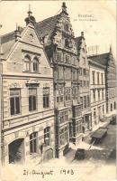 1903 Bremen, Alt Bremerhaus / old house. Verlag von Zedler & Vogel