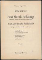 Bartók Béla 3 műve: 
Gyermek és nőikarok.; Az ifjú Bartók II.  Zongoradarabok.; Kotta. Bp.,1965-198...