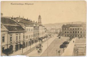 Besztercebánya, Banská Bystrica; Mátyás tér, üzletek / square, shops (b)
