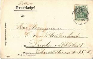 Meissen, Elbe-Tiefstand 210 cm unter 0, August 1904. / low water level in 1904, children at the rive...