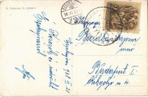 1938 Érsekújvár, Nové Zámky; + "1938 Érsekújvár visszatért" So. Stpl s: G. Pokorny (EK)