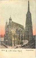 1909 Wien, Vienna, Bécs I. Stephanskirche / St. Stephens Cathedral